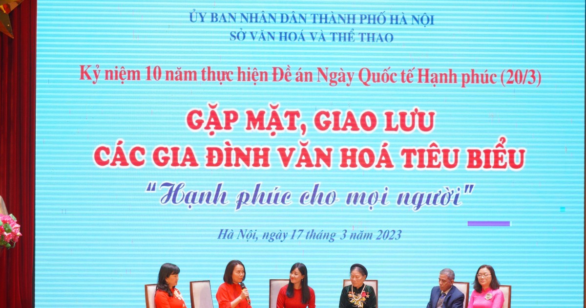 Tôn vinh các gia đình văn hóa tiêu biểu của Thủ đô