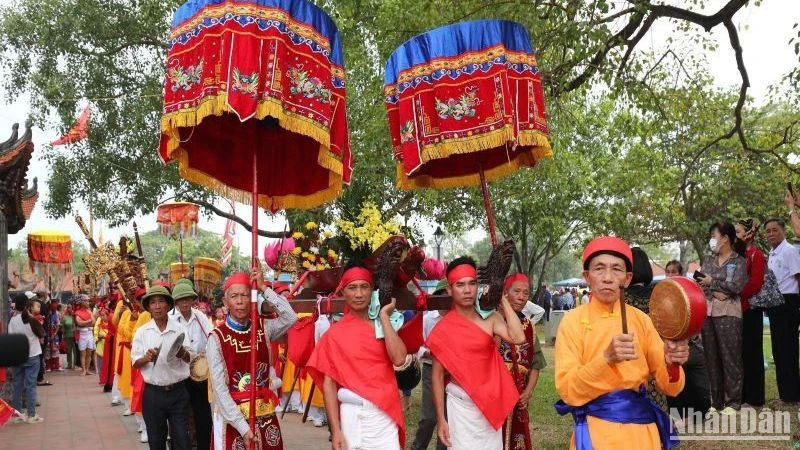 Lễ hội chùa Keo mùa xuân còn giữ nguyên nét văn hóa đặc sắc vùng đồng bằng châu thổ sông Hồng.