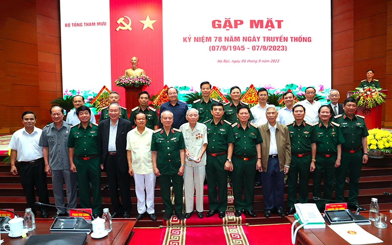 View - Bộ Tổng Tham mưu Quân đội nhân dân Việt Nam gặp mặt kỷ niệm 78 năm Ngày truyền thống​