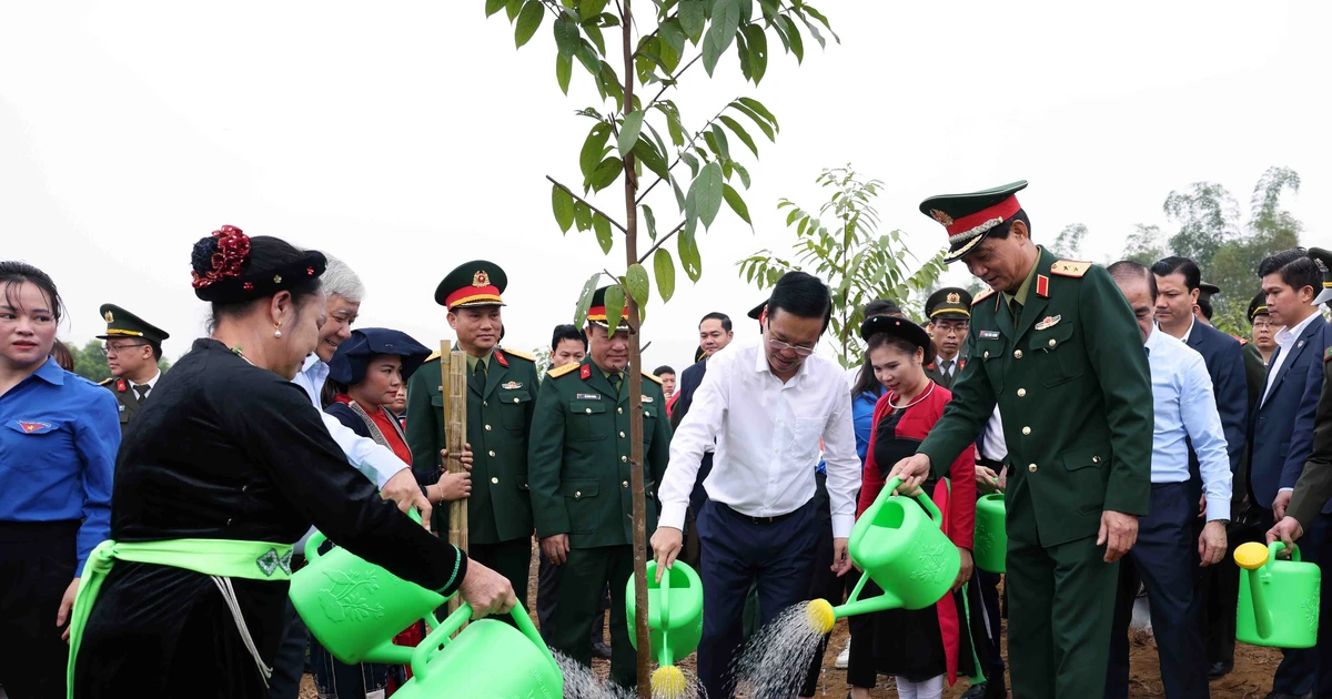 View - Chủ tịch nước Võ Văn Thưởng dự “Tết trồng cây đời đời nhớ ơn Bác Hồ” Xuân Giáp Thìn năm 2024