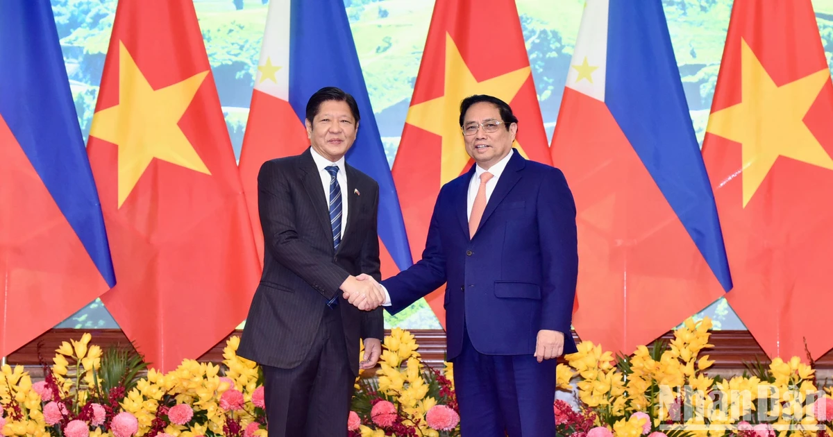 View - [Ảnh] Thủ tướng Phạm Minh Chính hội kiến với Tổng thống Philippines Ferdinand Romualdez Marcos Jr