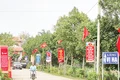 Đường vào Từ đường Nguyễn Khuyến, nơi thờ tự và lưu giữ nhiều kỷ vật gắn bó mật thiết với cuộc đời nhà thơ tại làng Vị Hạ, xã Trung Lương, huyện Bình Lục.