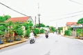 Một đường quê khang trang sạch đẹp tại Nam Điền, Nam Trực.