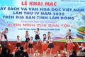 Tiết mục văn nghệ tại Ngày Sách và Văn hóa đọc Việt Nam tỉnh Lâm Đồng năm 2025.