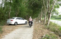 Tuyến đường tuần tra quản lý bảo vệ rừng trong VQG U Minh Thượng (có sai phạm).