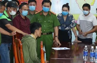 Đối tượng Lê Văn Triễn bị công an Quảng Bình bắt giữ.