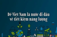 Để Việt Nam là nước đi đầu về tiết kiệm năng lượng