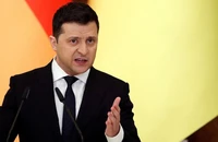 Tổng thống Ukraine Volodymyr Zelensky. (Ảnh: Reuters)