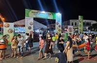 Đông đảo du khách đến tham gia Ngày hội Bánh dân gian Nam Bộ tại Cà Mau.