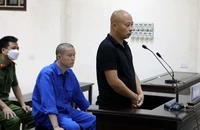 Đường “Nhuệ” và Nguyễn Khắc Nin tại phiên xét xử phúc thẩm ngày 24/5.