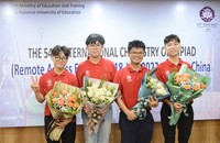 4 học sinh đoạt Huy chương Vàng.