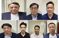 Đỗ Anh Dũng cùng các bị can trong vụ án.