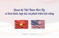 Quan hệ Việt Nam-Hoa Kỳ vì hòa bình, hợp tác và phát triển bền vững