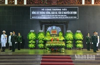 [Ảnh] Cử hành trọng thể lễ viếng Thượng tướng Nguyễn Chí Vịnh