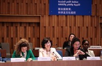 Đại sứ - Trưởng phái đoàn Việt Nam bên cạnh UNESCO Lê Thị Hồng Vân tham dự các hoạt động tại Lễ kỷ niệm Ngày Quốc tế Phụ nữ trong đa phương.