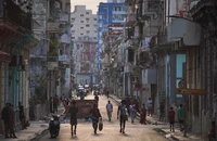 Quang cảnh đường phố ở thủ đô Havana, Cuba ngày 15/4/2023. (Ảnh: Reuters)