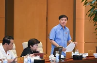 Tổng Thư ký Quốc hội, Chủ nhiệm Văn phòng Quốc hội Bùi Văn Cường cho biết công tác chuẩn bị Kỳ họp thứ 6 cơ bản hoàn tất. (Ảnh: DUY LINH)