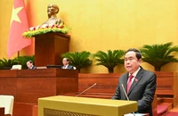 Chủ tịch Quốc hội Trần Thanh Mẫn phát biểu bế mạc Kỳ họp thứ 7, Quốc hội khóa XV. (Ảnh: DUY LINH)