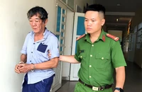 Nghi can Trần Văn Chương bị bắt giữ.