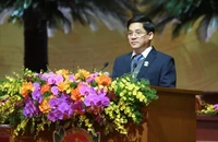 Đồng chí Phạm Tiến Nam - Phó Chủ tịch Thường trực Ban chấp hành Trung ương Hội Nông dân Việt Nam Khóa VII tuyên bố lý do, giới thiệu đại biểu và Khai mạc ngày làm việc thứ nhất của Đại hội.