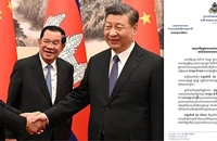 Thông cáo về chuyến thăm Cộng hòa Nhân dân Trung Hoa của Thủ tướng Campuchia Samdech Thipadi Hun Manet. (Ảnh: Fresh News)