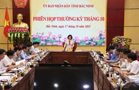 Phiên họp thường kỳ tháng 10 của Ủy ban nhân dân tỉnh Bắc Ninh.