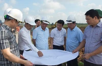 Lãnh đạo tỉnh Bắc Ninh kiểm tra tại công trường thi công dự án đường Vành đai 4-Vùng Thủ đô.