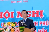 Phó Thủ tướng Trần Hồng Hà phát biểu tại lễ công bố Quy hoạch tỉnh Phú Thọ.