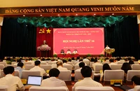 Toàn cảnh Hội nghị Ban Chấp hành Đảng bộ tỉnh Bà Rịa-Vũng Tàu lần thứ 16.
