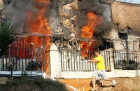 Cháy rừng thiêu rụi nhiều ngôi nhà ở miền trung Chile. (Ảnh: REUTERS)