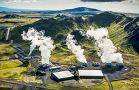 Nhà máy điện địa nhiệt Hellisheidi ở Tây nam Iceland. Ảnh: GETTY IMAGES