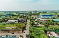 Một góc đô thị huyện Củ Chi.