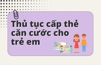 [Infographic] Thủ tục cấp thẻ căn cước cho công dân từ đủ 6 tuổi trở lên