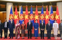 Chủ tịch Quốc hội Trần Thanh Mẫn dự cuộc tiếp Đại sứ, Đại biện các nước ASEAN và Timor-Leste.