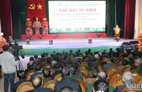 Quang cảnh buổi gặp mặt kỷ niệm 80 năm ngày thành lập Quân đội nhân dân Việt Nam.