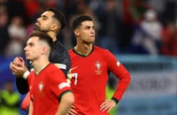 Ronaldo không thể có cho mình bất cứ bàn thắng nào tại kỳ Euro năm nay. Ảnh: Reuters.