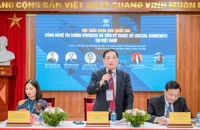 Hiệu trưởng Trường đại học Hòa Bình, PGS,TS Tô Ngọc Hưng phát biểu tại hội thảo.