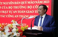 Đồng chí Nguyễn Đức Vượng, Tỉnh ủy viên, Phó Chủ tịch UBND tỉnh Hà Nam phát biểu chỉ đạo tại hội nghị .