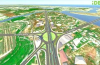 Phối cảnh dự án đường nối đi vào cao tốc Biên Hòa -Vũng Tàu.