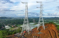 Công trình đường dây 500kV mạch 3 sắp đến ngày về đích.