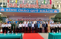 Các đại biểu tham gia tại buổi lễ phát động tại Quảng Bình.