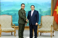 [Ảnh] Thủ tướng Phạm Minh Chính tiếp Phó Thủ tướng, Bộ trưởng Quốc phòng Campuchia