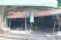 Hỏa hoạn tại ngôi nhà ở kết hợp kinh doanh xe đạp, xe máy điện khiến 3 người tử vong tại xã An Khánh, huyện Hoài Đức, Hà Nội ngày 19/7/2023.