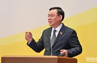 Chủ tịch Quốc hội Vương Đình Huệ phát biểu chỉ đạo và kết luận hội nghị. (Ảnh: DUY LINH)