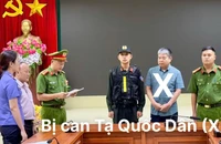 Cơ quan chức năng thực hiện quy trình tố tụng đối với bị can Dân.