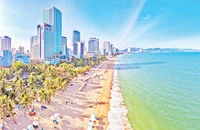 Một góc thành phố biển Nha Trang. (Ảnh VƯƠNG MẠNH CƯỜNG)