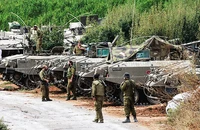 Xe tăng của quân đội Israel. Ảnh: NATIONAL REVIEW