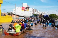 Lũ lụt nghiêm trọng tai bang Rio Grande do Sul. Ảnh: REUTERS