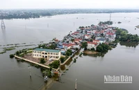 Nhiều xã ngoại thành Hà Nội trở thành &quot;ốc đảo&quot; vài ngày sau mưa lớn