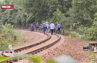 Đồng loạt thi công 3 dự án cải tạo nâng cấp đường sắt Bắc - Nam